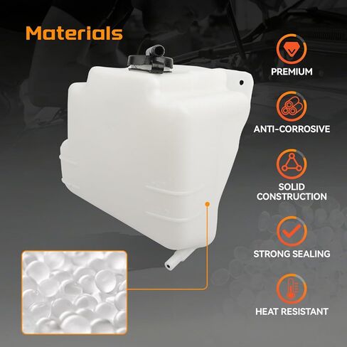 Coolant Reservoir with Cap for 1995 1996 1997 1998 1999 2000 for Chevy Tahoe; 1999 2000 for Cadillac Escalade; 1988-1995 1996 1997 1998 1999 2000 for GMC Yukon Coolant Reservoir with Cap in Saudi Arabia