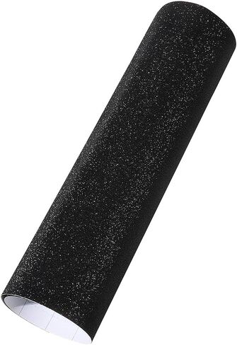 Matte Glitter Black Vinyl Wrap for Cars Motorcycle Exterior Interior Decals, Car Styling Vinyl Car Wrap Sticker Sheet (59.8" x 19.69") in Kuwait