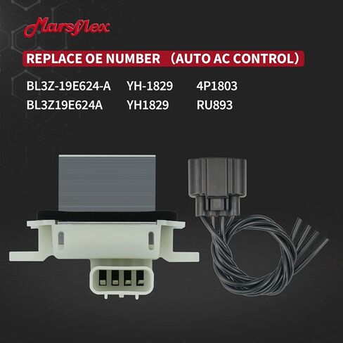 Marsflex منفاخ المحرك المقاوم BL3Z19E624A لـ 2009 2010 2011 2012 2013 2014 2015 2016 2017 لـ Ford F150 Expedition، لـ Lincoln Navigator، مقاوم المنفاخ YH1829 لنظام HVAC التلقائي مع الحزام in Saudi Arabia