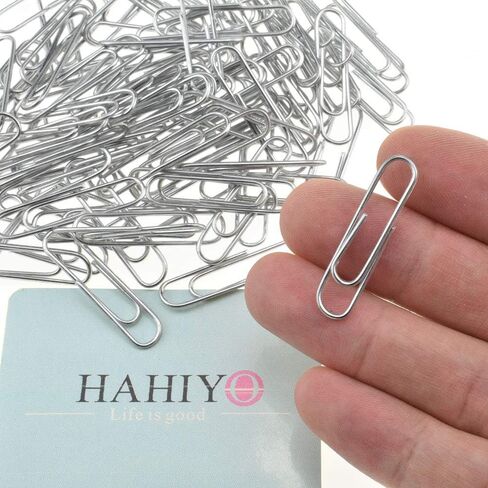 مشابك ورق HAHIYO كبيرة بطول 5.08 سم، مشابك ورقية ذهبية مطلية بالفينيل تمنع الخدش وتمزيق الصفحات، متينة لتنظيم الإشارات المرجعية في المنزل والمكتب والمدرسة، 80 حزمة in Saudi Arabia
