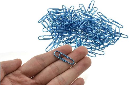 HAHIYO Paper Clips 2 inches (50mm) Length Black Wide Paperclips Vinyl Coated Prevent Scratching Tearing The Pages Sturdy for Bookmark Organize Home Office School 30 Pack in Kuwait