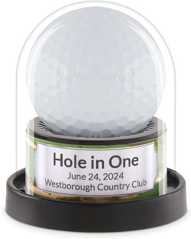 Golf Ball Holder Display Case, Hole in One Golf Ball Display Case, UV-Protected Golf Ball Display Cases, Hole in One Display Golf Gift, Golf Hole in One Display Case, Signed Golf Ball Holder in Kuwait