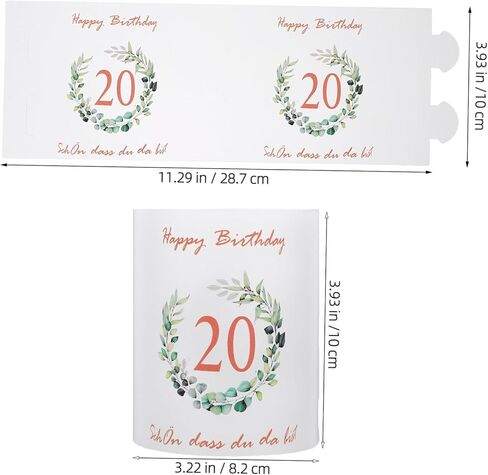 Cabilock 8pcs PVC Birthday Candle Cylinder Cover Windproof Protector for Decorations Party in Saudi Arabia
