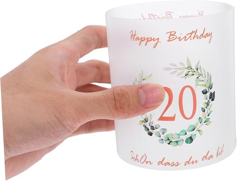 Cabilock 8pcs PVC Birthday Candle Cylinder Cover Windproof Protector for Decorations Party in Saudi Arabia