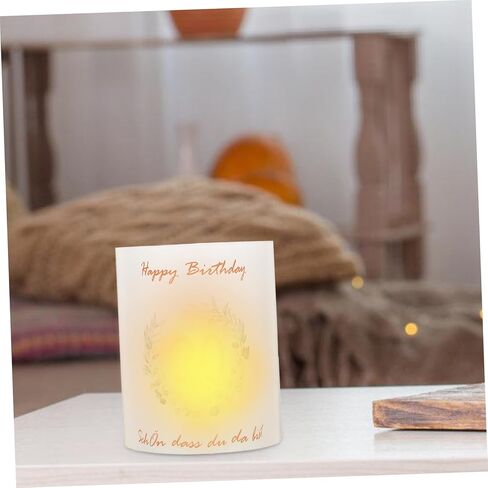 Cabilock 8pcs PVC Birthday Candle Cylinder Cover Windproof Protector for Decorations Party in Saudi Arabia