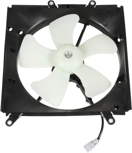 Cooling Fan Assembly Compatible with 1993-1997 for Geo for Prizm 1.6L 1993-1997 for Toyota for Corolla 1.8L, Black Radiator Fan Direct Fit Replacement for Engine Cooling Fan in Saudi Arabia