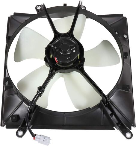 Cooling Fan Assembly Compatible with 1993-1997 for Geo for Prizm 1.6L 1993-1997 for Toyota for Corolla 1.8L, Black Radiator Fan Direct Fit Replacement for Engine Cooling Fan in Saudi Arabia
