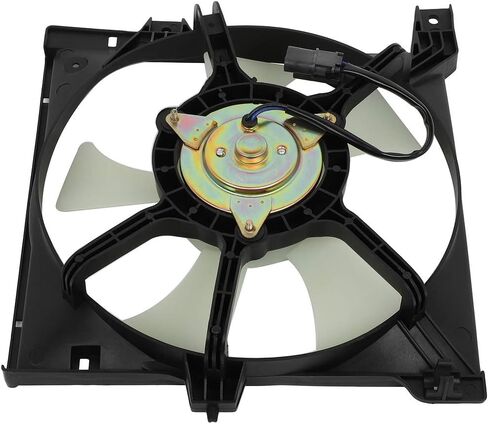 Cooling Fan Assembly Compatible with 1995-1998 for Nissan for 200SX 2.0L 1995-1997 for Nissan for Sentra 1.6L, Black&White Radiator Fan Direct Fit Replacement for Engine Cooling Fan in Saudi Arabia