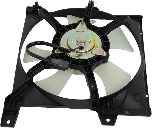 Cooling Fan Assembly Compatible with 1995-1998 for Nissan for 200SX 2.0L 1995-1997 for Nissan for Sentra 1.6L, Black&White Radiator Fan Direct Fit Replacement for Engine Cooling Fan in Saudi Arabia