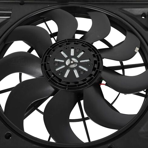 Cooling Fan Assembly Compatible with 2018-2019 for Chevrolet for Equinox 1.5L 2018-2019 for GMC for Terrain 1.5L, Black Radiator Fan Direct Fit Replacement for Engine Cooling Fan in Saudi Arabia