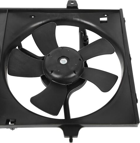 Radiator Cooling Fan Assembly Compatible with 1993-1997 for Nissan for Altima 2.4L, Black Radiator Fan Direct Fit Replacement for Engine Cooling Fan in Saudi Arabia
