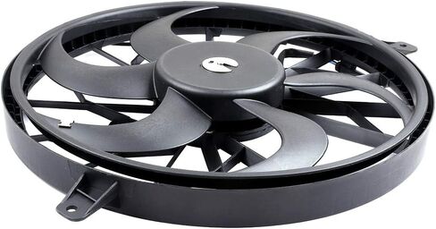Cooling Fan Assembly Compatible with 1999-2000 for Jeep for Grand Cherokee 4.7L 1999-2003 for Jeep for Grand Cherokee 4.0L, Black Radiator Fan Direct Fit Replacement for Engine Cooling Fan in Saudi Arabia