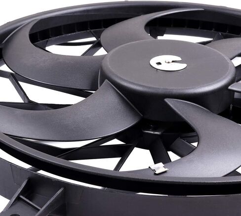 Cooling Fan Assembly Compatible with 1999-2000 for Jeep for Grand Cherokee 4.7L 1999-2003 for Jeep for Grand Cherokee 4.0L, Black Radiator Fan Direct Fit Replacement for Engine Cooling Fan in Saudi Arabia