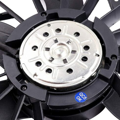 Cooling Fan Assembly Compatible with 1999-2000 for Jeep for Grand Cherokee 4.7L 1999-2003 for Jeep for Grand Cherokee 4.0L, Black Radiator Fan Direct Fit Replacement for Engine Cooling Fan in Saudi Arabia