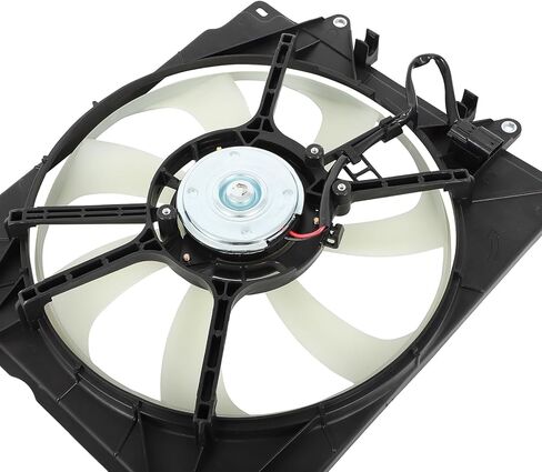 مجموعة مروحة تبريد الرادياتير متوافقة مع 2017-2022 لهوندا لـ CR-V 1.5L، مروحة الرادياتير باللونين الأبيض والأسود مناسبة مباشرة لاستبدال مروحة تبريد المحرك in Saudi Arabia