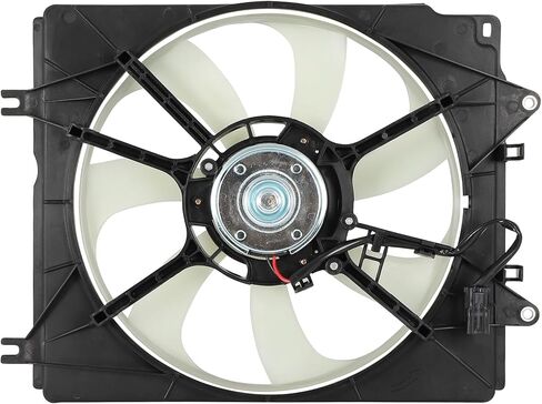مجموعة مروحة تبريد الرادياتير متوافقة مع 2017-2022 لهوندا لـ CR-V 1.5L، مروحة الرادياتير باللونين الأبيض والأسود مناسبة مباشرة لاستبدال مروحة تبريد المحرك in Saudi Arabia