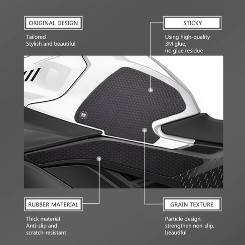 For Yamaha YZF R3 R25 YZF-R3 2025 2026 Side Fuel Tank Pad Protector Stickers Decal Gas Knee Grip Traction Pad YZFR3 2019 - Tankpad in Saudi Arabia