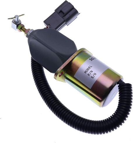 1pc Fuel Stop Solenoid 1751ES-12A3UC12B1S SA-4673-S 129953-77811 for R60-5 in Saudi Arabia