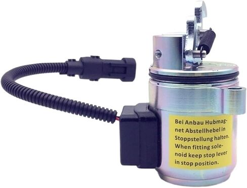 1pc Engine Fuel Shut Off Solenoid 0428-7583 0428-7116 12V/24V Diesel Generator Parts(24V) in Kuwait