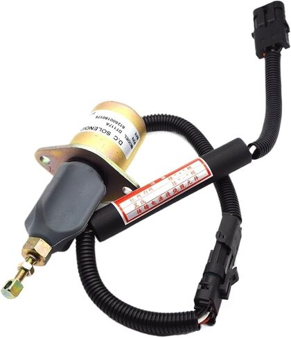1pc Diesel Engine Generator Fuel Shut Off Solenoid DT117A/612600180175 Stop Solenoid 24V in Kuwait