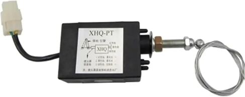1pc Normally Open 12V/24V Diesel Engine Flame Out Device Engine Stop Solenoid Valve XHQ-PT Power on Pull Type Flameout Magnetic(With bracket,24V) in Saudi Arabia