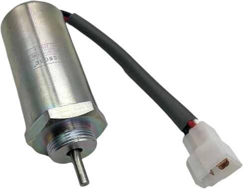 1 قطعة الملف اللولبي وقف الملف اللولبي 12 فولت إيقاف مفتاح بملف اسطواني 897183-0140 للمحرك 12 فولت ZAX55 in Saudi Arabia