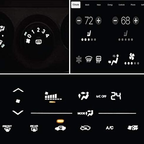 britelites Jtech 10x T5 / T4.7 Neo Wedge LED لوحة لوحة أجهزة القياس البيضاء للسيارة، A/C التحكم في المناخ HVAC مفتاح المصباح الكهربائي in Kuwait