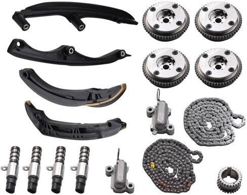 Timing Chain Guides Tensioners and Solenoids Kit for 3.5L V6 Gas Engine Compatible with Part Numbers HL3Z6268A HL3Z6B274A in Kuwait