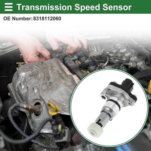 Motoforti Transmission Speed Sensor VSS Speed Sensor for Toyota RAV4 2.0 1996-2000 No.8318112060 Black Sturdy in Saudi Arabia
