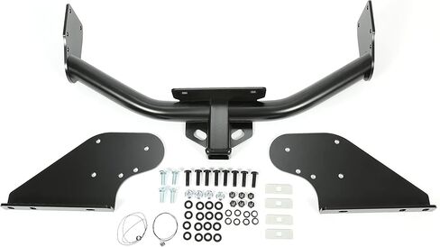 KUAFU الفئة 4 وصلة مقطورة استقبال 2 بوصة متوافقة مع موديلات 2009-2018 دودج رام 1500 موديلات 2019-2024 رام 1500 موديلات كلاسيكية مطلية بالمسحوق جهاز سحب المصد الخلفي من الفولاذ الأسود هيكل 3 قطع in Kuwait