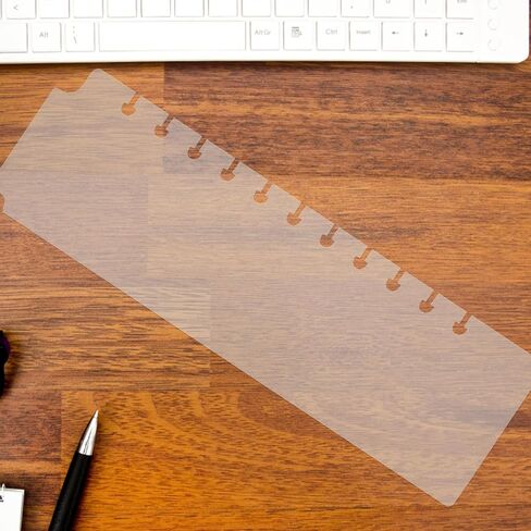 Zerodeko 5pcs Mini Plastic Binder Dividers with Tabs for Notebooks and Planners Transparent Spiral Planner Bookmarks and Organizer Separators Practical for School Office and Professional in Saudi Arabia