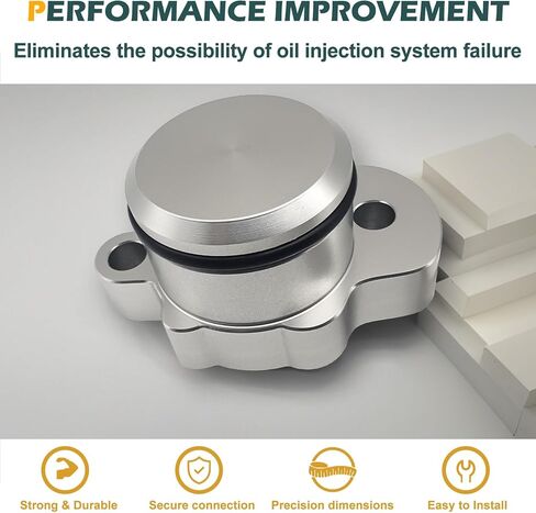 ترقية طقم غطاء قابس مضخة زيت OEM متوافق مع Yamaha PW80 Y-Zinger 1983-2006، غطاء القابس، حلقة O، قطعتين من براغي التثبيت، غطاء المنفذ in Kuwait