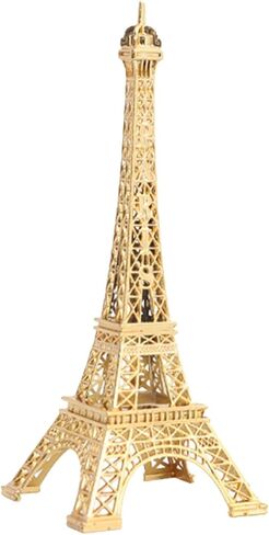 Eiffel Tower Statue, Romantic Paris Architecture Model Decor, Building Kits Decor Metal France Tower, Model Building Kits Eiffel Tower for Home Decoration(Size:15cm/5.9inch) in Saudi Arabia
