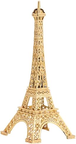 Eiffel Tower Statue, Romantic Paris Architecture Model Decor, Building Kits Decor Metal France Tower, Model Building Kits Eiffel Tower for Home Decoration(Size:15cm/5.9inch) in Saudi Arabia