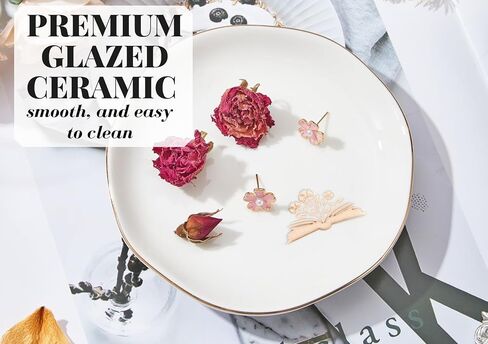 InnoBeta Book Lovers Gifts for Women, Girls, Ceramic Ring Dish 4.75", Handcrafted Jewelry Tray, Decorative Trinket Dish for Rings Earrings Necklaces, Birthday & Mother’s Day Gift in Saudi Arabia