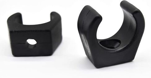 MARINE CITY Nylon Ladder/Paddle Stowage Clips for 7/8 Inches Tubes for Storing Boat Hooks Gaffs Mops Flashlights Pumps (Pack of 2) in Kuwait