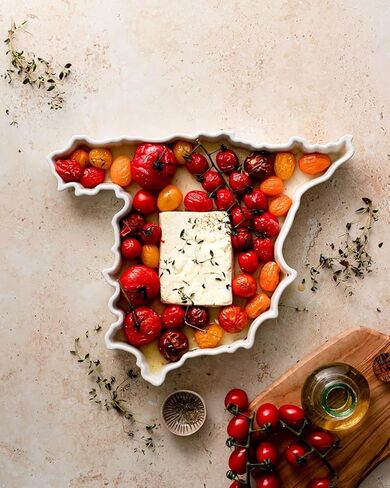 طبق تقديم الخبز على شكل الولايات المتحدة الأمريكية من WORLD PLATES أو صينية مزخرفة، أدوات خبز بورسلين ساحرة، آمنة للاستخدام في الميكروويف وغسالة الأطباق in Saudi Arabia