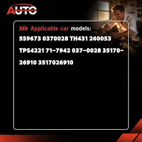 استبدال مستشعر موضع الخانق للسيارات TPS لـ H100 Elantra Soul 5S9673 0370028 TH431 260053 TPS4221 71-7942 037-0028 35170-26910 3517026910 in Saudi Arabia