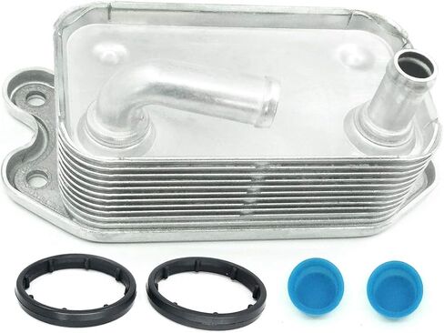 Oil Cooler Compatible with 2006-2015 Volvo C30 C70 S40 S60 S80 V40 V60 V50 V70 XC60 Replace OEM Number(s): 31201909 1.6L 2.0L 2.5L L4 2.5L L5 3.0L 3.2L L6 in Saudi Arabia