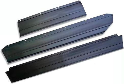 KOZAK Front, Middle and Rear Fairing Panel Extension SET Right Passenger Side compatible with Volvo VNL 2018 and newer PLUS Logo Emblem with Stipe, 2x 22" Windshield Wipers and KOZAK Vest in Kuwait