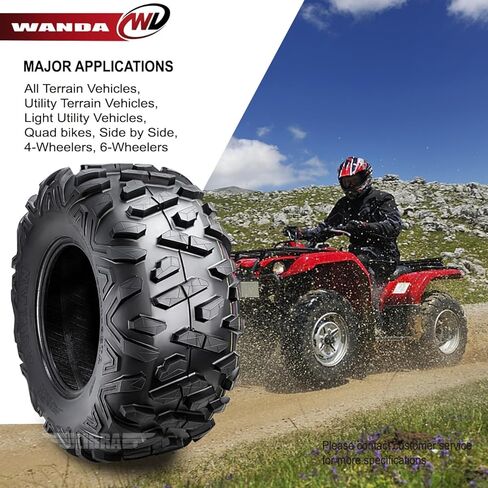 WANDA (2) 27x11-14 Rear Tire Set for 16-17 Can-Am Defender HD8/HD10 XT Bighorn Style in Saudi Arabia