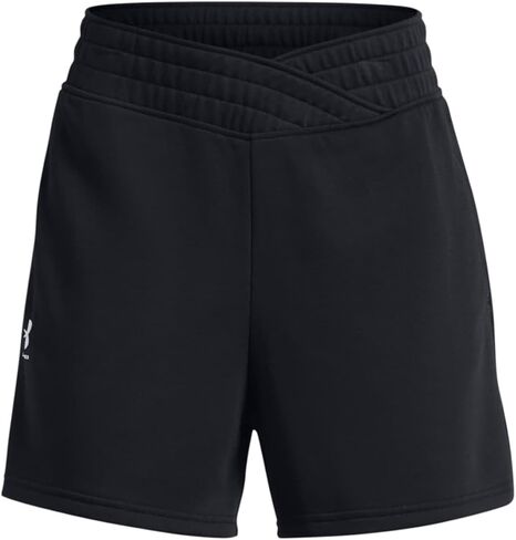 شورت Rival Terry للنساء من Under Armour، (001) أسود / / أبيض، مقاس XX-Large in Saudi Arabia