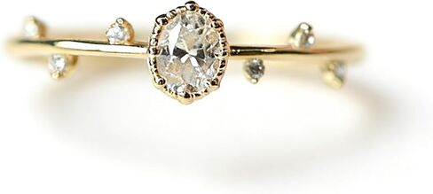 خاتم فرع الزيتون للنساء 925 الفضة الاسترليني 14K مطلية بالذهب رقيقة مرصوفة تشيكوسلوفاكيا مكعب زركونيا الإبهام الخنصر التفاف حول حلقة ورقة وعد Stackbale الفرقة حجم 6-10 حجم 10 in Kuwait