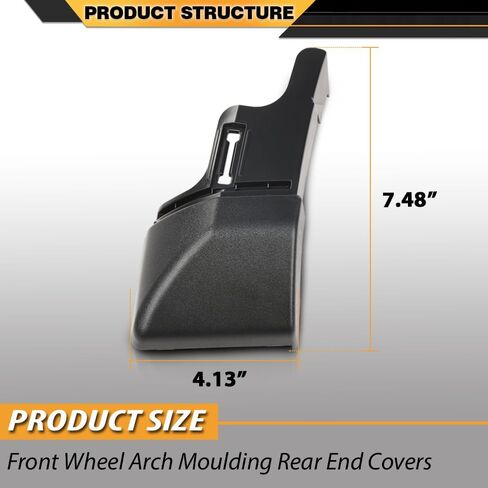 Pair Front Wheel Arch Moulding Rear End Covers Compatible with Land Rover LR3 2009/LR4, LR010635, LR010636, Left & Right in Saudi Arabia