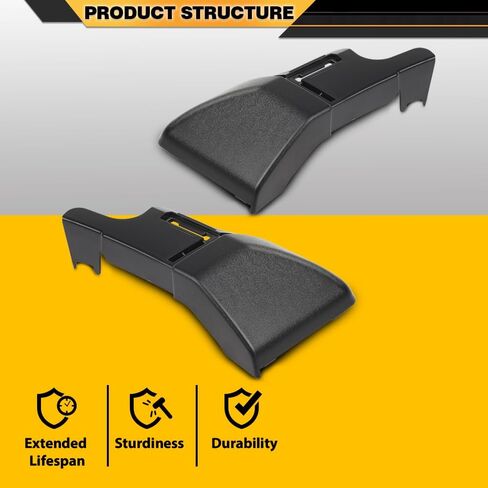 Pair Front Wheel Arch Moulding Rear End Covers Compatible with Land Rover LR3 2009/LR4, LR010635, LR010636, Left & Right in Saudi Arabia