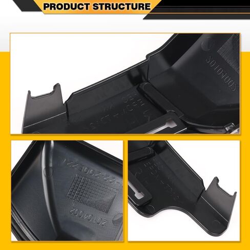 Pair Front Wheel Arch Moulding Rear End Covers Compatible with Land Rover LR3 2009/LR4, LR010635, LR010636, Left & Right in Saudi Arabia