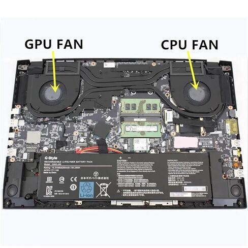 1pcs Laptop CPU Cooling Fan for 17 HDR XA XB YD WA RP77 RP77XA RP77WA 17G XB YC RX7G(CPU and GPU Fan) in Saudi Arabia