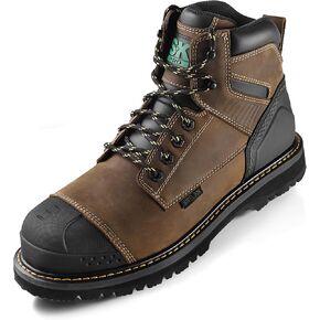 SKPRO Steel Toe Work Boots for Men, Non Slip Safety Boots Puncture Resistant, Comfortable Industrial Construction Shoes in Saudi Arabia