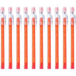 10Pcs Stackable Pencils Set Translucent Multiple Point Push Fun Pencils with Erasers Stacking Point Leads Pencil Set in Saudi Arabia