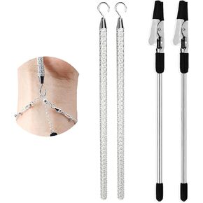 4PCS Bracelet Helper Tools, Metal Wearing Assistance Hooks, Quick Wear Disassembly Fastener Helper Tools for Jewelry Bracelets Necklace Clasps Watch Band Zippers Crafts in Saudi Arabia
